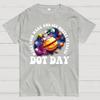 Happy International Dot Day Cotton Summer Casual Cool Loose T-Shirt