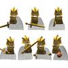 MOC Thrones Golden Armor Warrior Guard Jaime Lannister Barristan Selmy Meryn Trant Building Blocks Mini Action Figure Toys