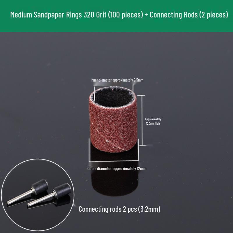 Electric Grinder Sanding Ring & Polishing Tool for Metal, Wood, and Rust Removal