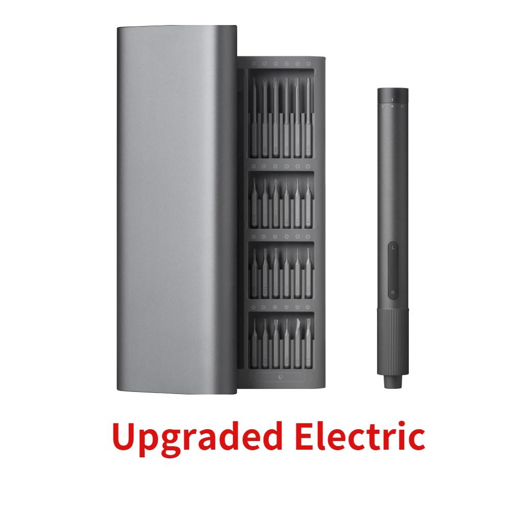 Kit Avvitatore Elettrico di Precisione Coppia a Due Velocità Controllo Preciso Fai da Te Set Avvitatore Smontabile