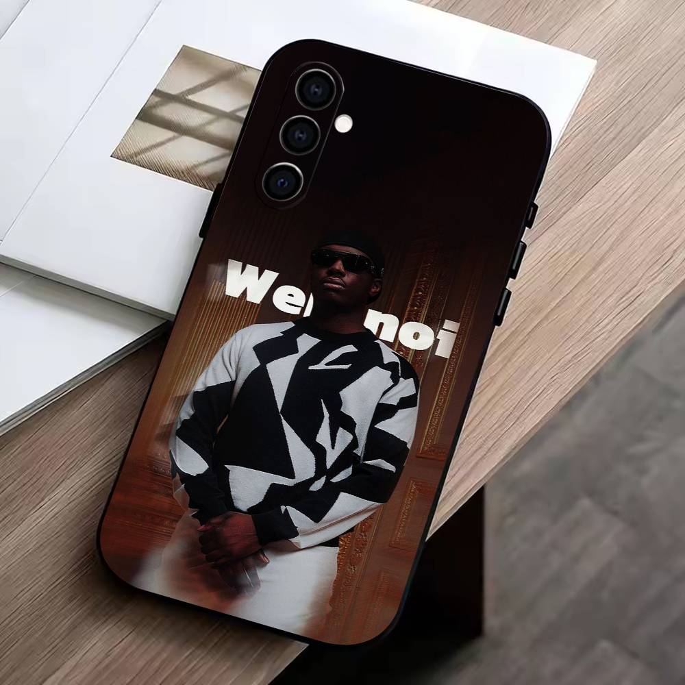 

Singer-Diamant Noir Phone Case For Samsung Galaxy A73,A72,A71,A70,A53,A52,A51,Soft Silicone Black Cover Samsung a11