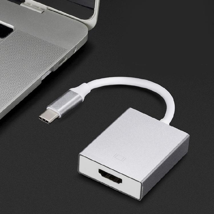 USB C To Hdmis 4K Adapter Aluminum Design For Smartphone Tablets Laptop TV Monitors Connectivity Plugs and Play