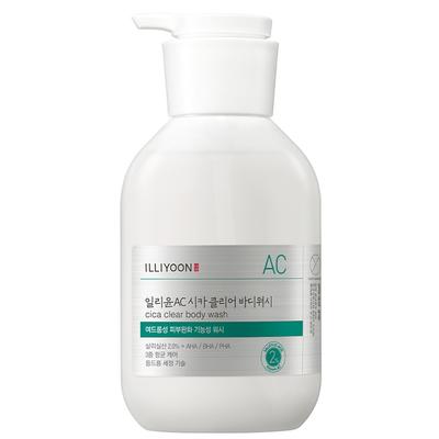 Illiyoon AC Cica Clear Body Wash, 1 Pack, 400ml