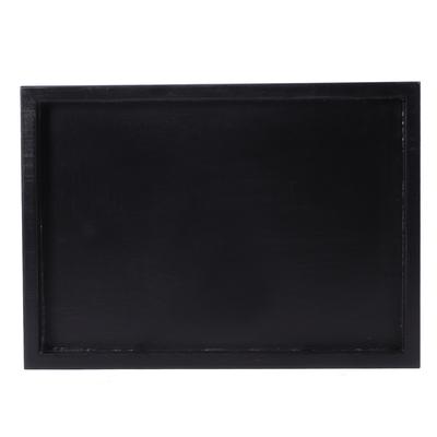 Mehrzweck Rechteckiges Holz Tee Kaffee Speisen Serviertablett für Zuhause Restaurant 25x18x2cm