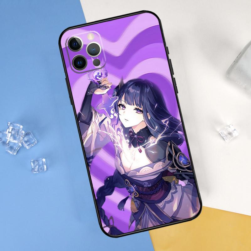

Baal Genshin Impact Game Phone Case For iPhone 16 Pro 15 Pro 11 13 14 Pro Max 12 Mini XR 16 15 Plus 16e Cover Shell iPhone 11