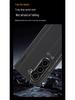 Samsung Fold6 Case with Stand: Protective PC Shell, Integrated Leather, Wrist Strap