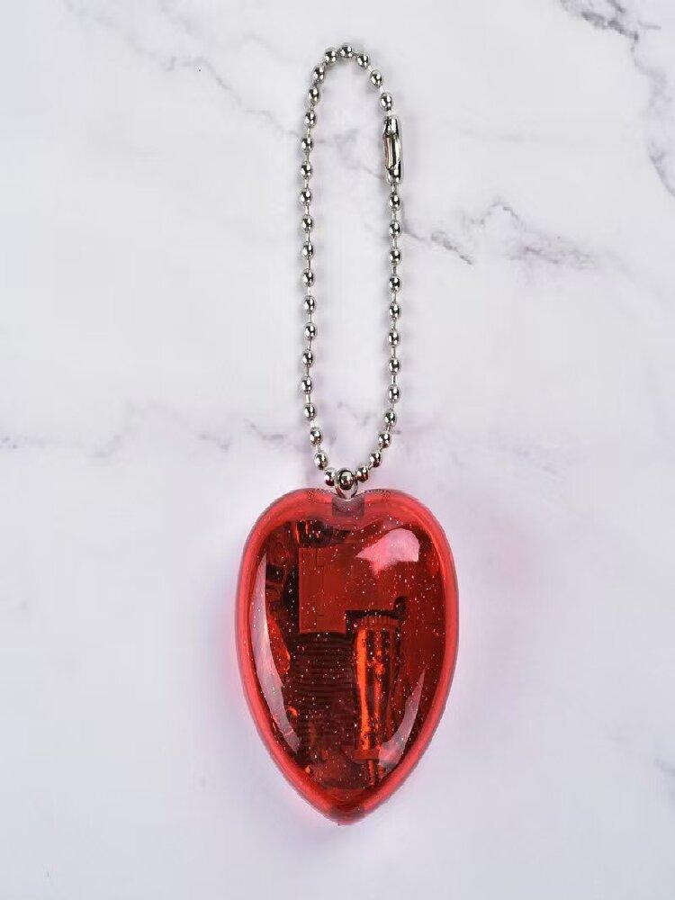Creative craft gift heart-shaped keychain pendant music box music box music box travel souvenir children's toy
