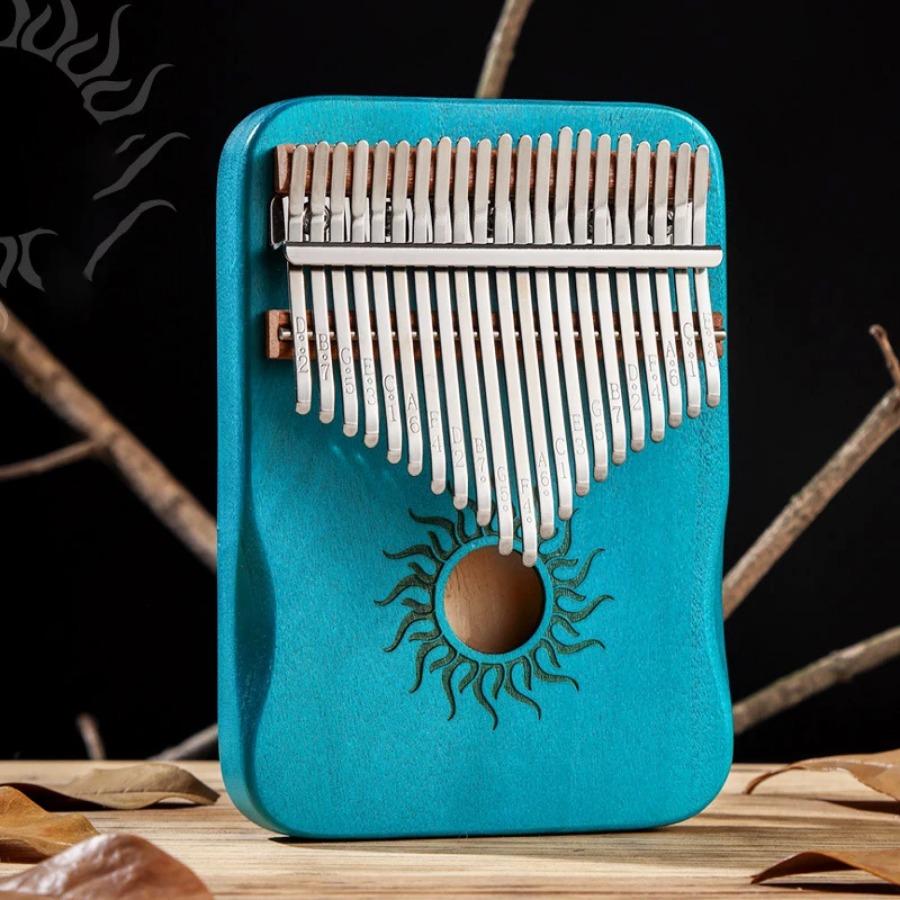 Hluru Kalimba 21 Keys Wood Maple 17 Keys Hollow Kalimba for Kids gift Mbira Sanza Thumb Piano For Beginner Musical Instrument