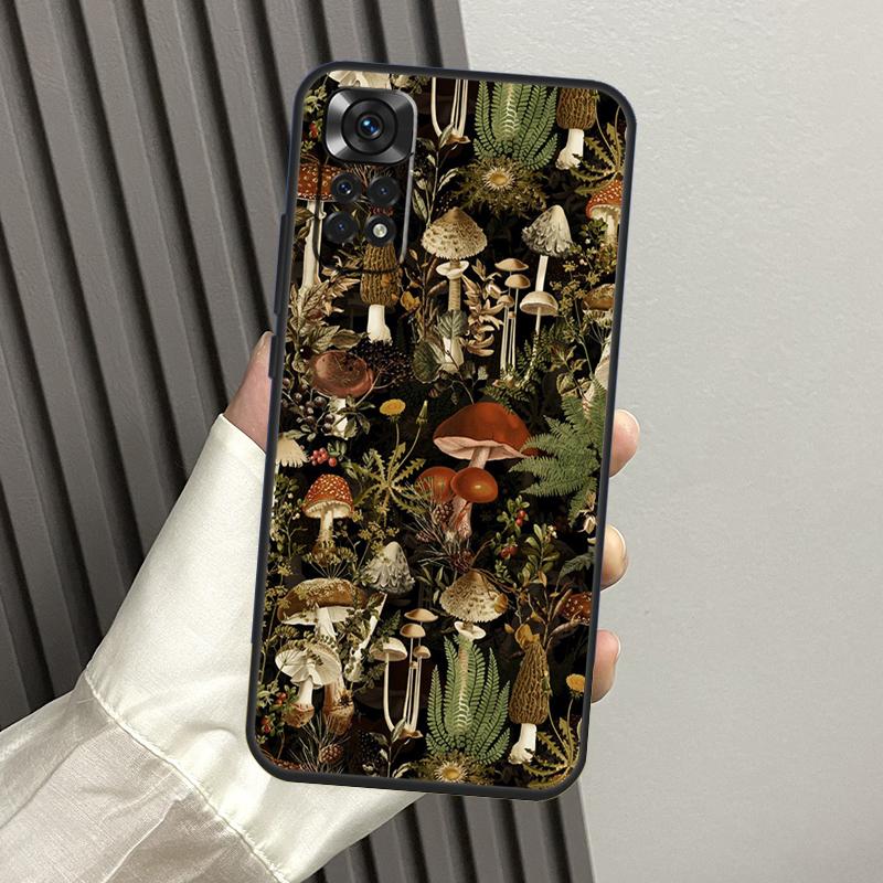 Mushroom Forest Case For Xiaomi Redmi Note 10 Pro Note 11 8 9 12 Pro 11S 10S 8T Redmi 10C 12C 9C 9T Cover