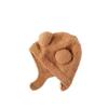 Baby autumn and winter warm thickened super cute plush hat infant knitted ear hat cute baby pullover hat