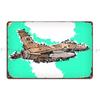 F Fighting Falcon Metal Plaque Poster Cinema Kitchen Vintage Design Garage Tin Sign Poster