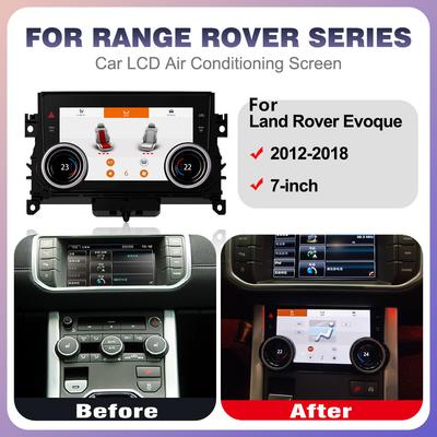 7-calowy panel klimatyzacji do Land Rover Evoque L538 2012-2018 Płyta AC Sterowanie temperaturą klimatu Ekran dotykowy Podgrzewanie siedzeń