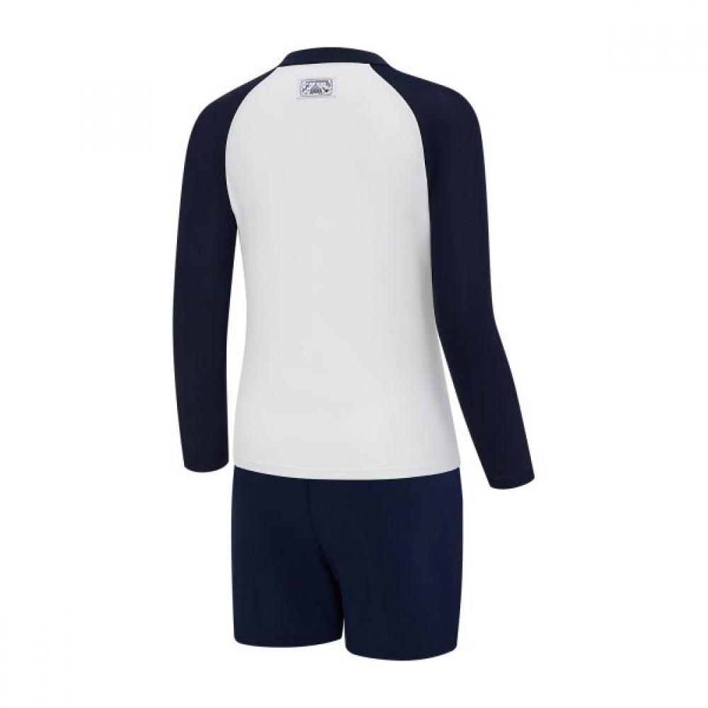 Arena Boys Zip Up Joyrib Rashguard Set  A6bb1bs81 Nvy 