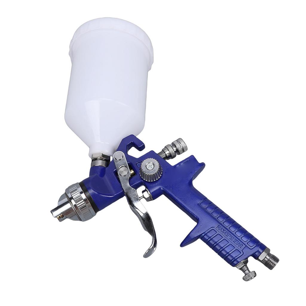 HVLP Spray 1.7mm Nozzle 600 Cup Gravity Feed Paint Sprayer for Auto Furniture Wall Painting