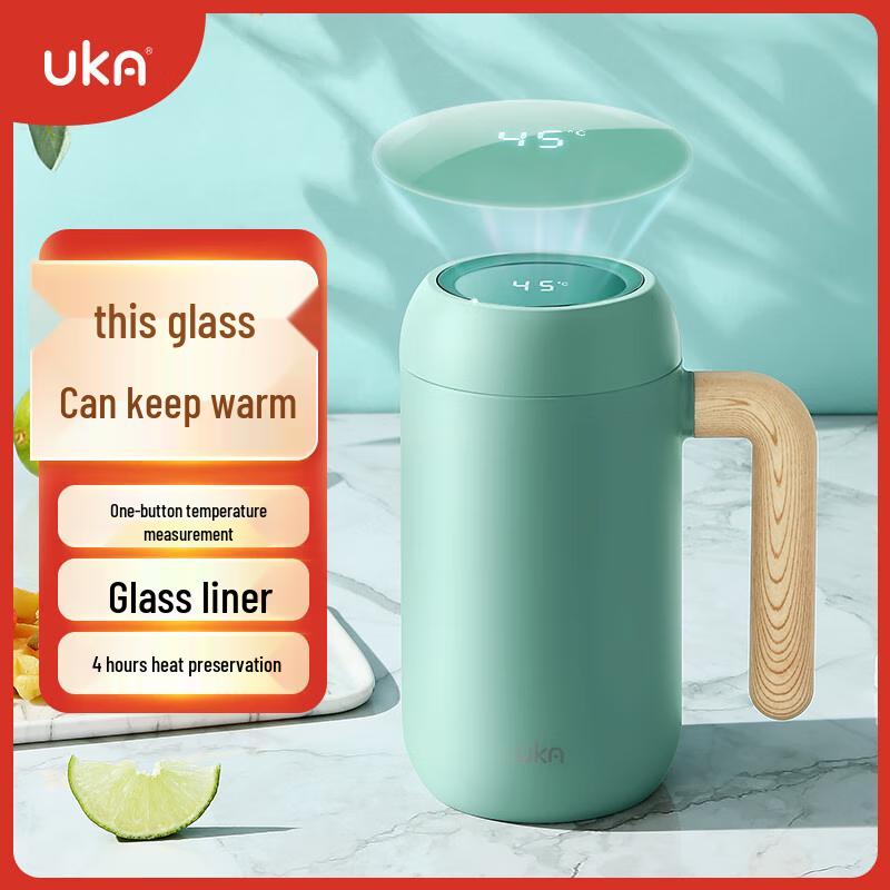UKA Large Capacity Glass Insulated Tea Cup