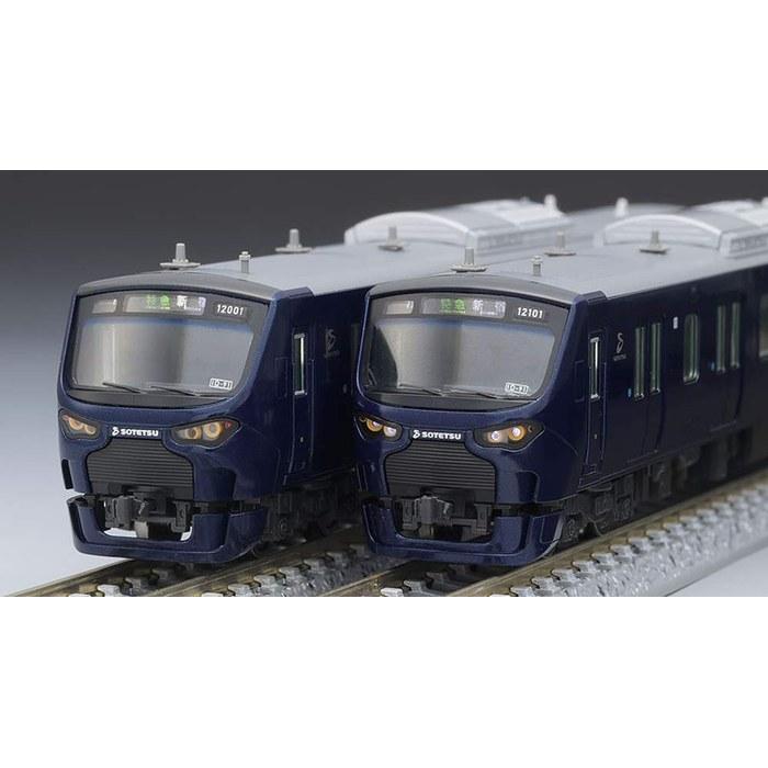 TOMYTEC TOMIX N Gauge Sagami Railway 12000 Series Basic Set (4 Cars) 98357 Model Railroad Train Blue