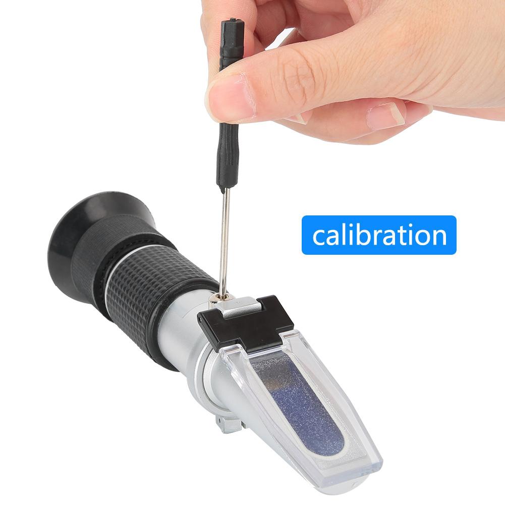 Handheld Refractometer Sugar Concentration Meter Densitometer 0‑50% Sugar Tester Meter