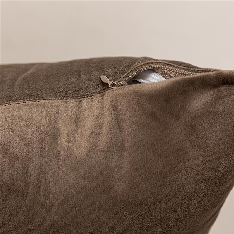 45X45CM Brown Throw Pillow Cover Simple Versatile Stamping Waist Cushion Cover Decor Home Decorative Pillowcase