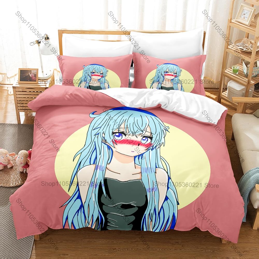 Cool Icon Teru Momijiyama Graphic SHY Anime Bedroom Decor Bedding Duvet Cover + 2 Pillowcases Shonen Anime Fan Room Decor