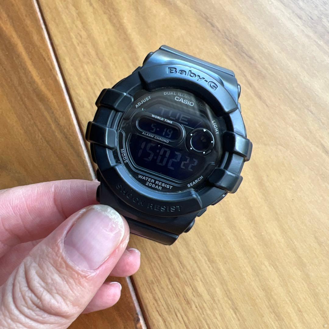 Baby-G Digital Watch Black 20BAR Waterproof