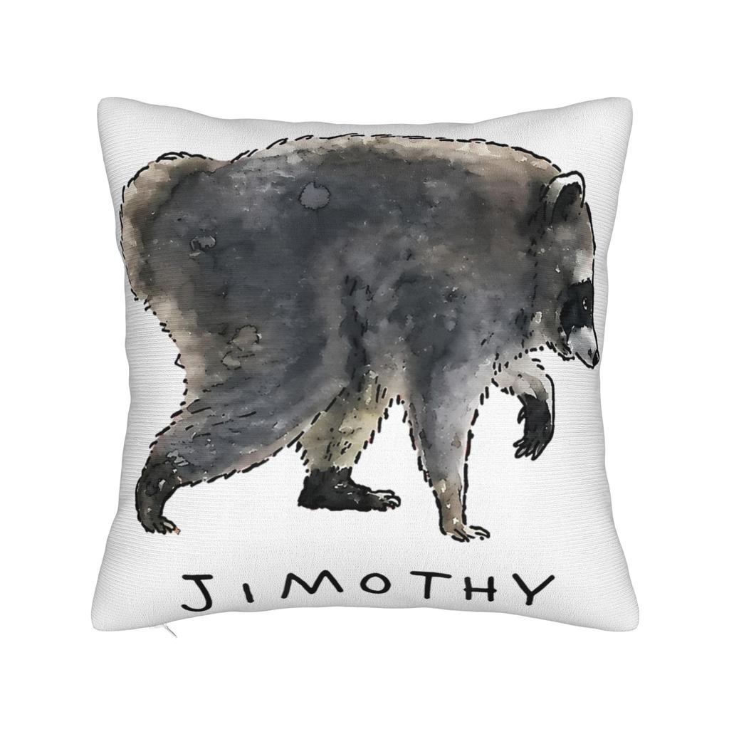Jimothy Raccoon Pillowcase Product Printed Cushion Cover Decoration Throw Pillow Case Cover Home Multiple Sizes