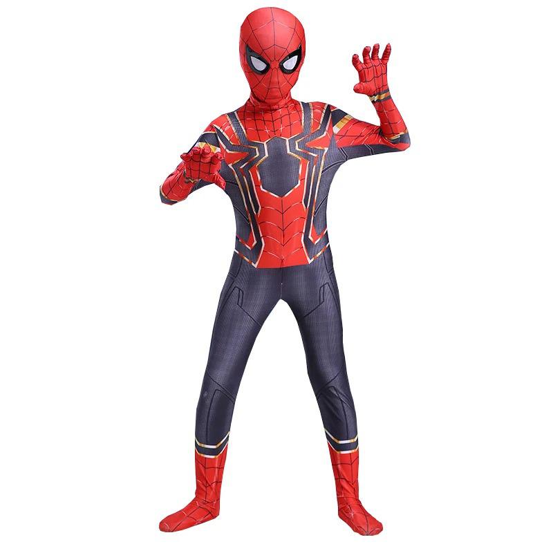 Tuta Cosplay di Halloween per Bambini - Spider-Man Iron Man Venom Miles - Varie Taglie