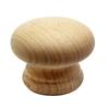 Waki Sangyo Wooden Knob, Interior Furniture Handle, Wood, 40mm, TW-302