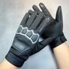 Outdoor Cycling Winter Men's Warm Velvet Waterproof Windproof Touch Screen Anti-slip Sports Full Finger Motorcycle Gloves