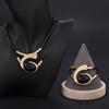 Cute Snail Conch Pendant Necklace for Women Metal Necklace Jewelry Set Gift