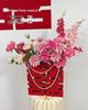 Romantic Floral Arrangement for Weddings, Bedrooms, and Living Rooms - Bedside Bouquet Decorations