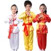 Traje infantil chinês tradicional de Wushu para meninos e meninas, uniforme de Kung Fu, Tai Chi e artes marciais, com logotipo personalizado.