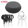 Car Terminal Removal Electrical Wiring Wire Harness Crimp Connector Pin Extractor Kit Repair Hand Tools Pick Hook Set