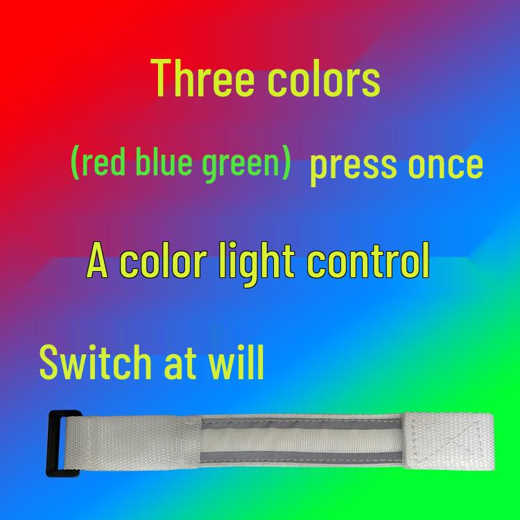 LED Reflective Flashing Wristband for Running, Cycling, Mountaineering - Custom Logo Available