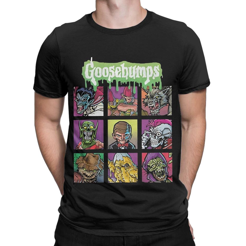 Characters in Goosebump Novelty 100 Cotton TShirt Goosebumps Tees Tops For Unisex