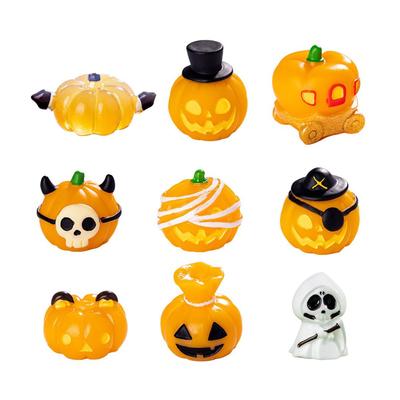 Halloween Pumpkin Head Micro Decorations , Table Ornaments DIY Decorations, Gifts, Suitable For Boys And Girls