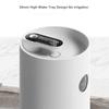 Heim-Luftbefeuchter Tragbar Kabellos USB Aroma Wassernebel Diffusor Akkulaufzeit Anzeige Aromatherapie Humidificador(Weiß)