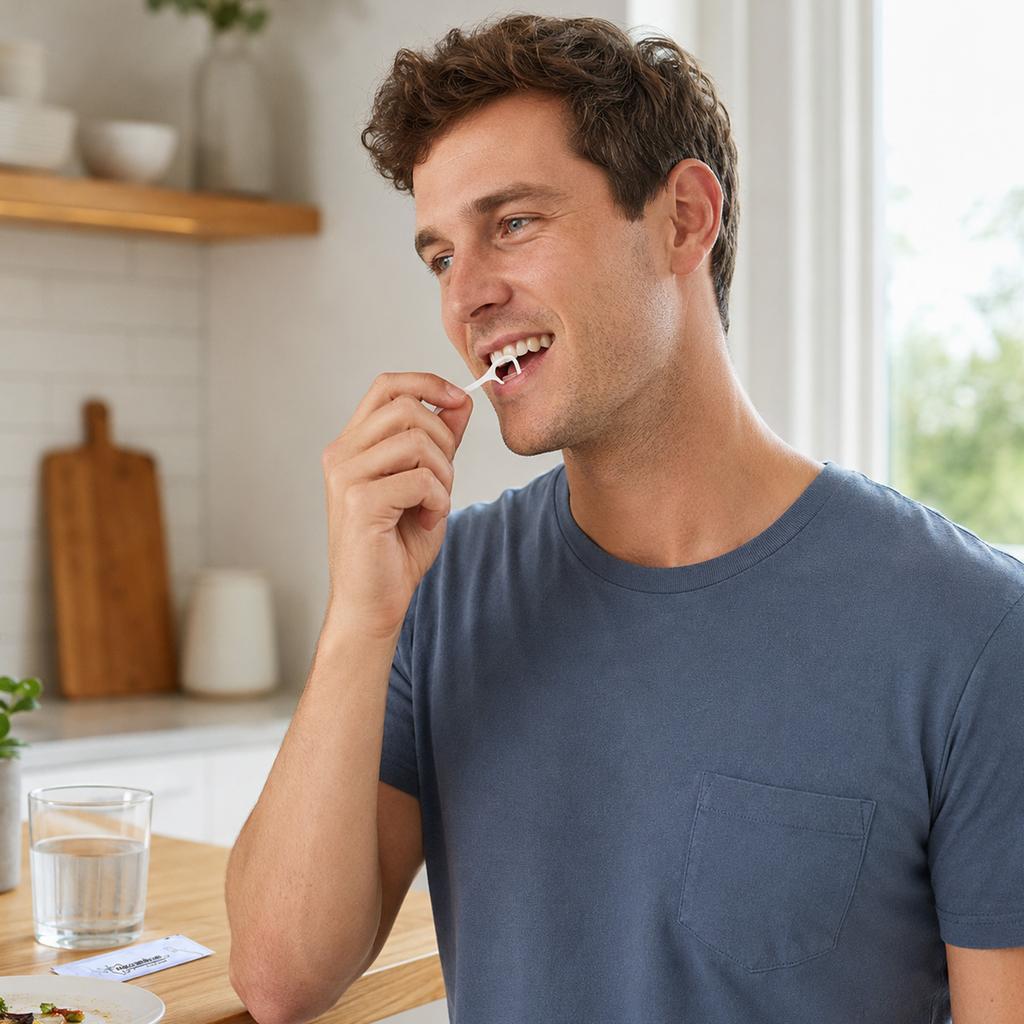 Disposable Portable Dental Floss Picks Family Pack Macromolecule Care Floss Easy to Use Single Use Flossers for Home and Travel Oral Hygiene