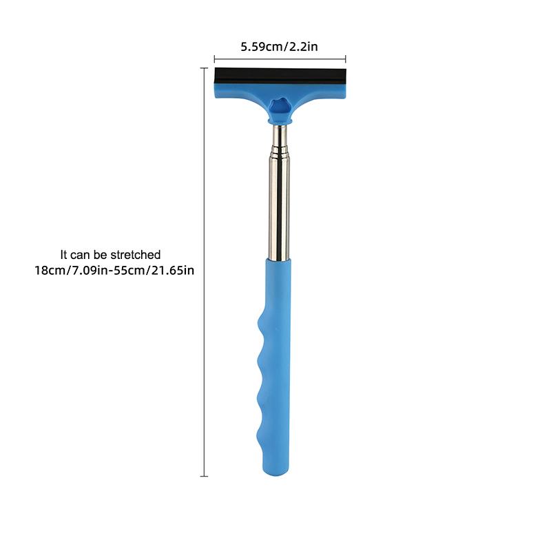 Car Rearview Mirror Wiper, Telescopic Squeegee For Auto Glass, Portable Water Cleaner Rod, Mini Automotive Cleaning Tool