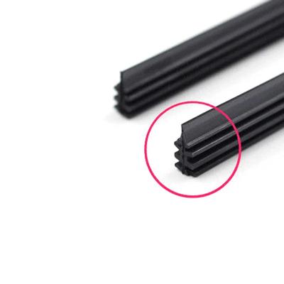2 Pezzi/lotto Universale Auto Veicolo Inserto Striscia di Gomma Morbida Ricambio per Tergicristalli Senza Telaio 6mm 26" 24" 22'' Accessori Auto
