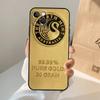 Switzerland Fine Gold Case For iPhone 16 15 14 13 11 12 Pro Max XS X XR Plus Back Cover For iPhone 16 15 14 12 13 Mini