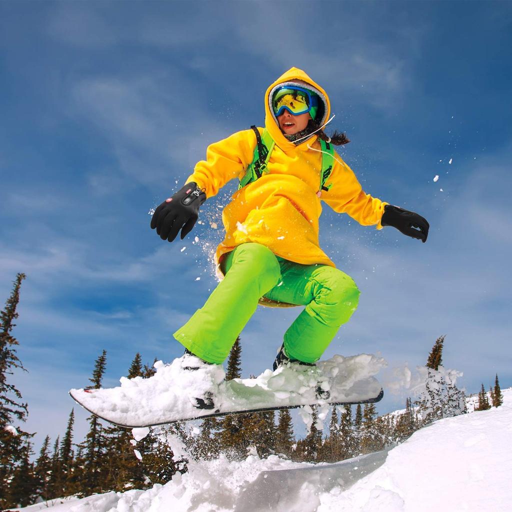Waterproof and Windproof Motorcycle Sports Gloves for Outdoor Mountain and for Warmth and Protection from the Touchscreen and Smartphone Perfect for