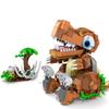Buildmoc Jurassic Dinosaurs Park Triceratops Velociraptor Mosasaur Tyrannosaurus Rex Baby MOC Building Blocks Toys for Children