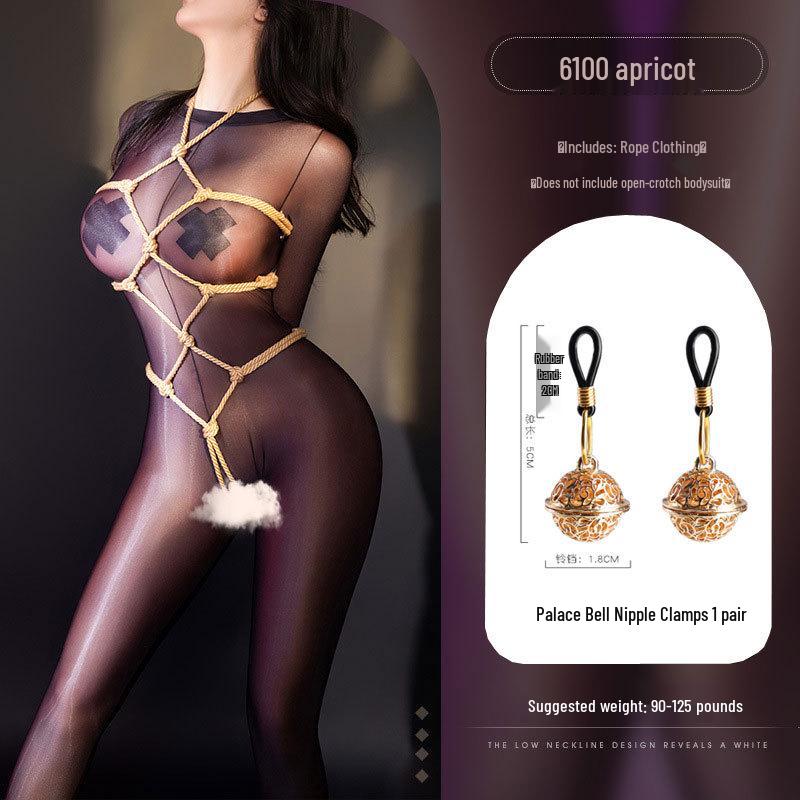 Bondage Training Kit: Rope & Lingerie for Couples - Bed Restraint Straps & Sexy Toys.