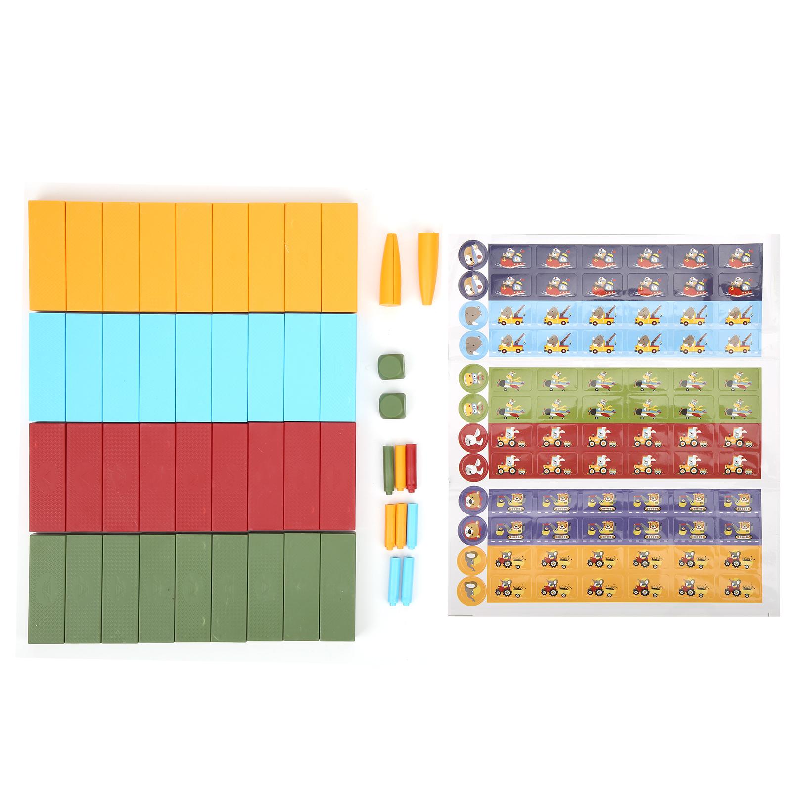 

Children Educational Plastic Blocks Stacking Game Tumbling Tower Balancing Board Set