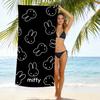 New Cute Rabbit Printed Microfiber Beach Towel Quick Dry Soft Bath Towel For Kids