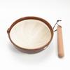 Fukubeya Retro and Cute Polka Dot Sesame 18cm with Pestle Rustic Ceramic Design That Blends In with Your Kitchen Polka Mortar, Diameter, - (Ame-Tea