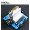ZONESUN Pneumatic Automatic Leather LOGO Paper Hot Foil Stamping Creasing Embossing Machine Heat Press Machine Punch Press