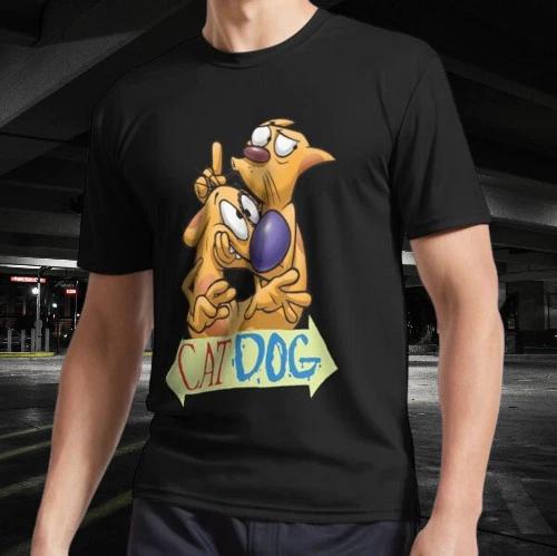 

CatDog - Logo Essential Active T-Shirt Funny Size Mode American T-shirt L