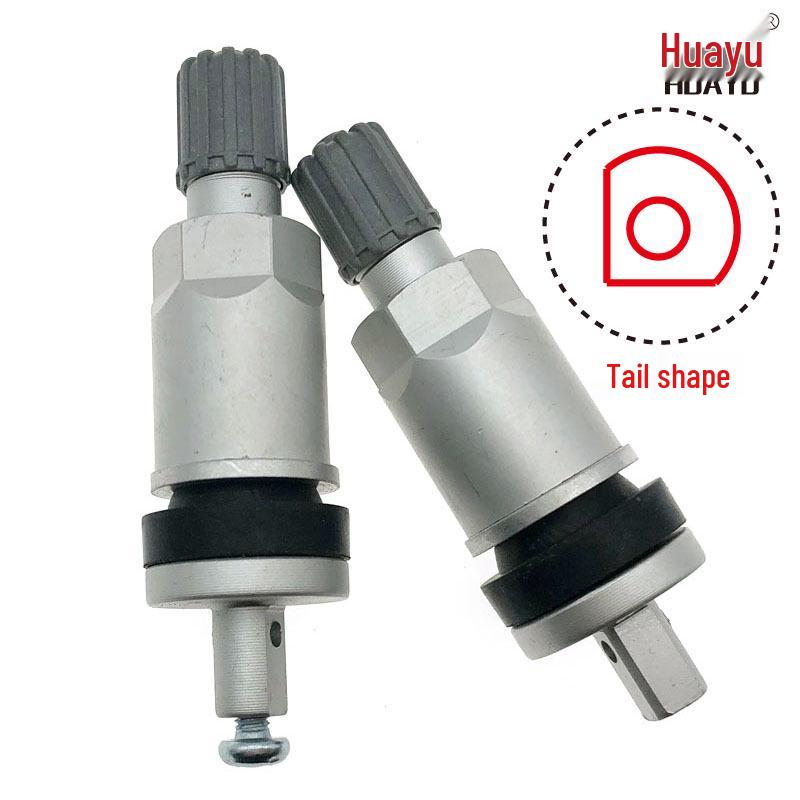 Угловой алюминиевый сплав TPMS Датчик Шток клапана для Buick/Cadillac 11.3mm Rim Hole