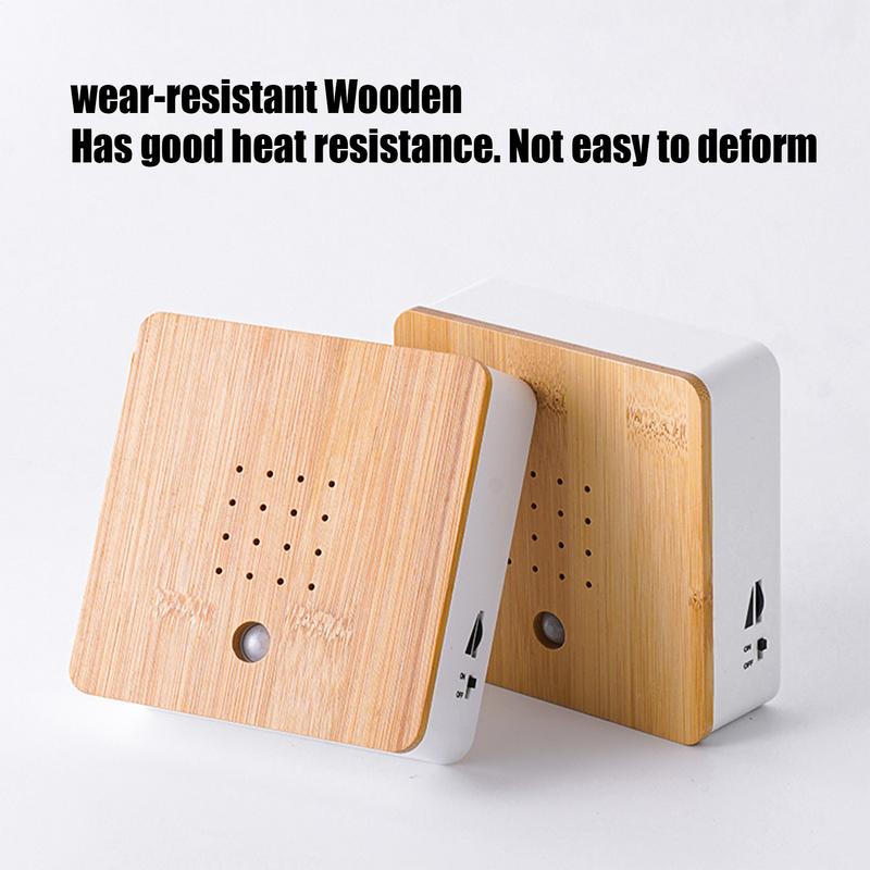 12x12x4cm Chirping Sound Box Clear Mini Smart Animal Noise Machine Simulation Automatic Singing Bird Box Bedroom Living Decor